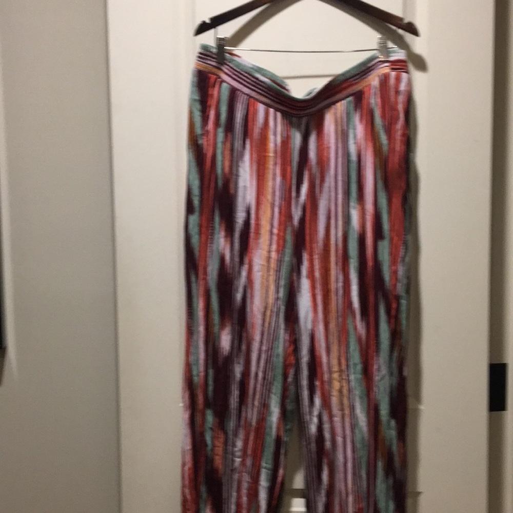 Torrid Wide Leg HighRise rayon PullOn elastic waistband lined Pants Plus size 2X